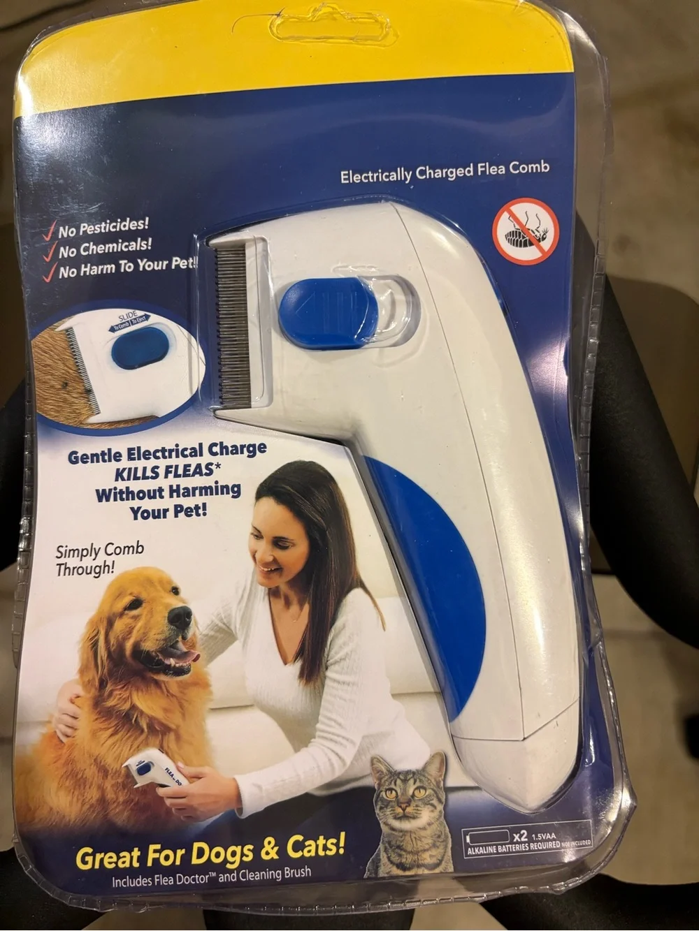 Electric Flea Comb for Pets